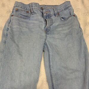 American Eagle Outfitters Light Blue Straight Leg Jeans
